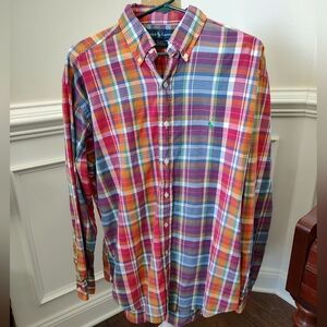 Men's Ralph Lauren Blake Madras Plaid Cotton Shirt